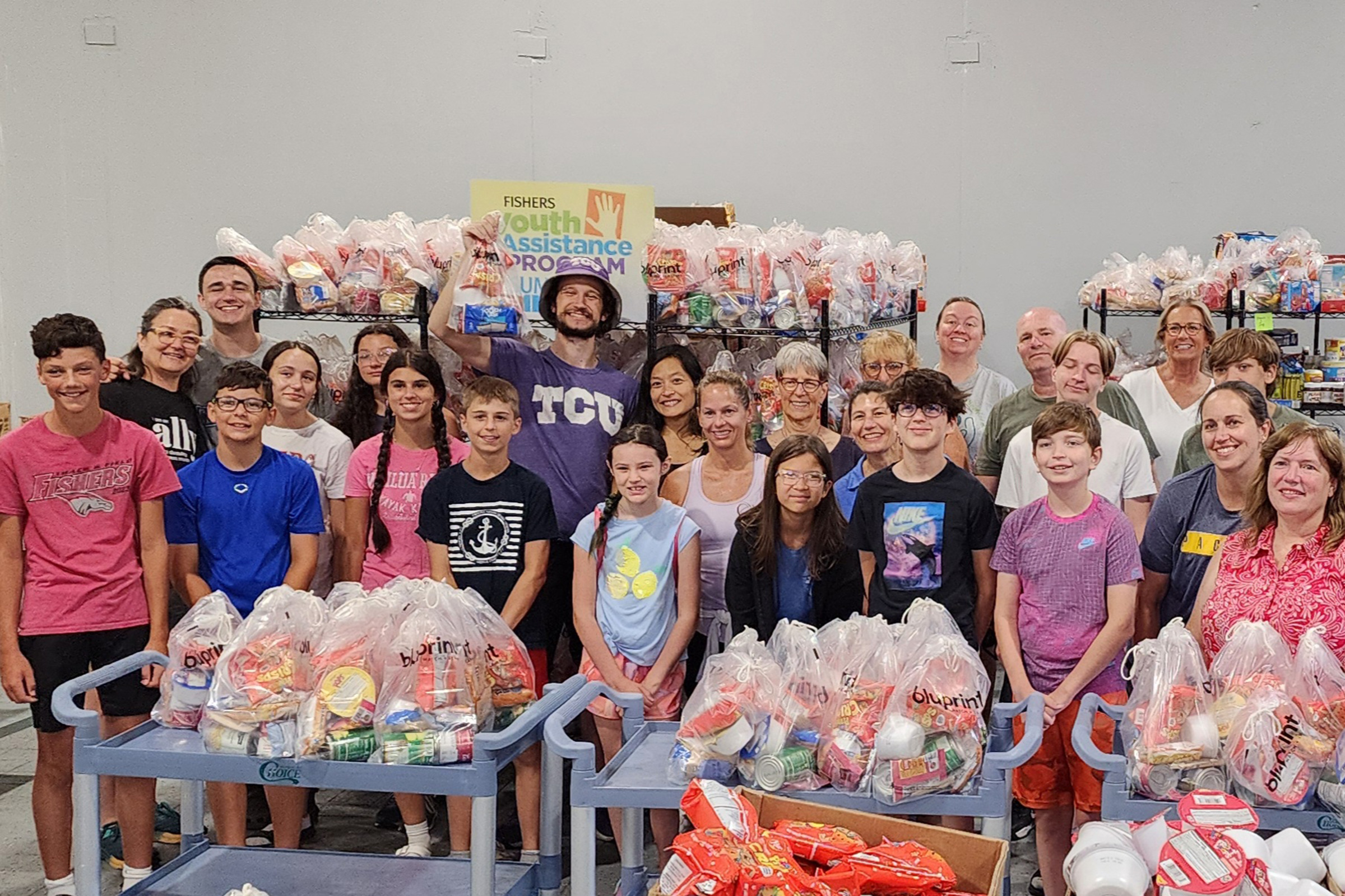 Fishers Youth Assistance volunteers and community
